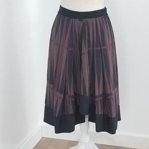 Les Copains | Midi High-low Pleated Skirt (A39)